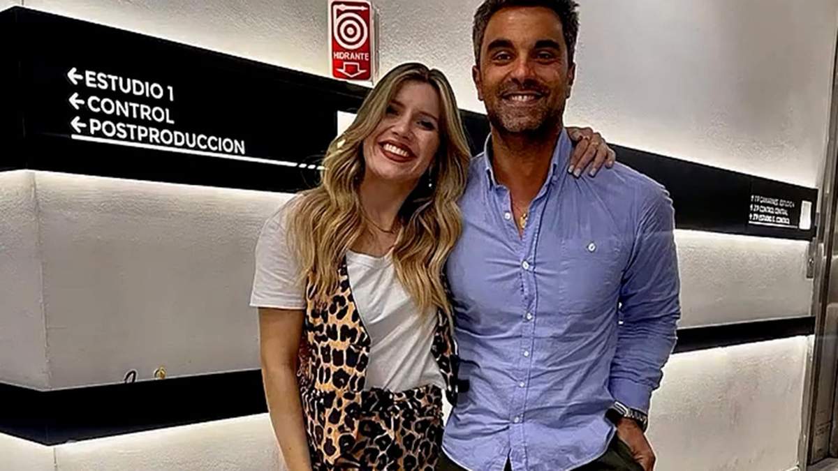 Laurita Fernández y Claudio "Peluca" Brusca. Fuente: (Twitter)