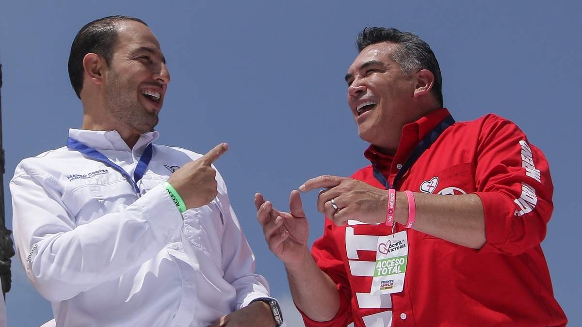 Marko Cortés y Alejandro Moreno