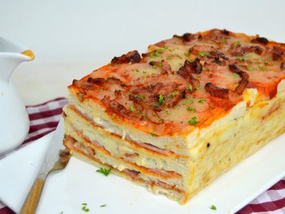 Pastel de pan de pizza: una bomba de sabor que te resolverá tu próxima cena en casa