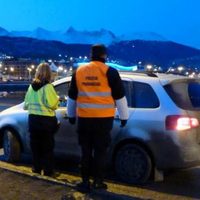 La insólita medida de la policía de Ushuaia para "marcar" a los infractores de tránsito