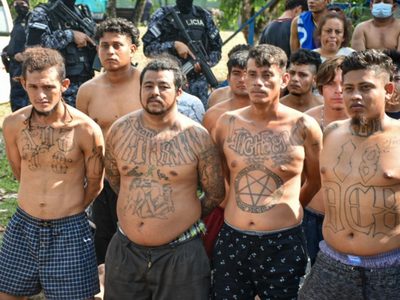 Ya son más de 12 mil los pandilleros detenidos en El Salvador
