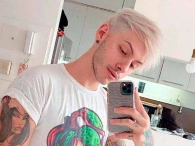 Estanislao Fernández en modo Dyhzy mostró los tatuajes y revolucionó las redes