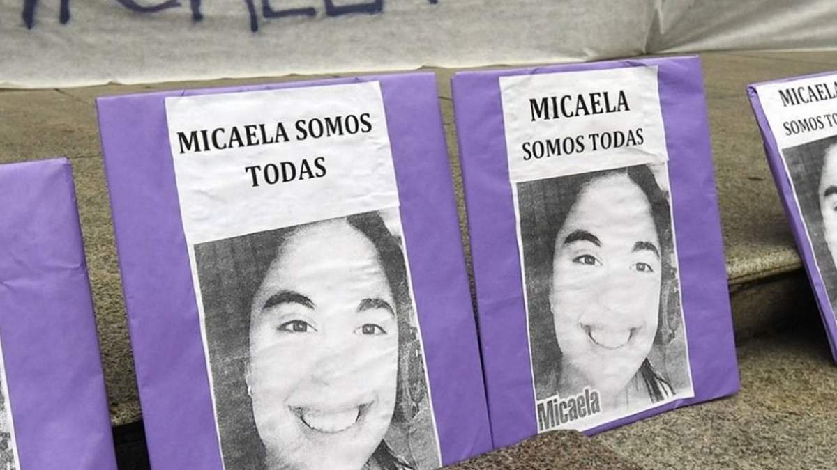 "MICAELA SOMOS TODAS". Fuente: (Twitter)