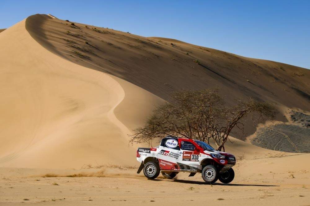 Fernando Alonso en el Dakar. Fuente (Instagram)