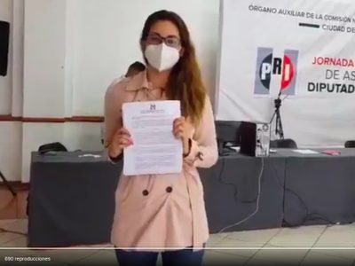 Reclutadora de Cuauhtémoc Gutiérrez busca ser diputada federal de la coalición PAN-PRD-PRI