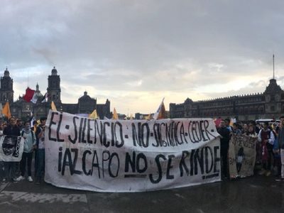 Medio siglo después, los nietos del 68 gritan en silencio: 'Fuera Porros de la UNAM”