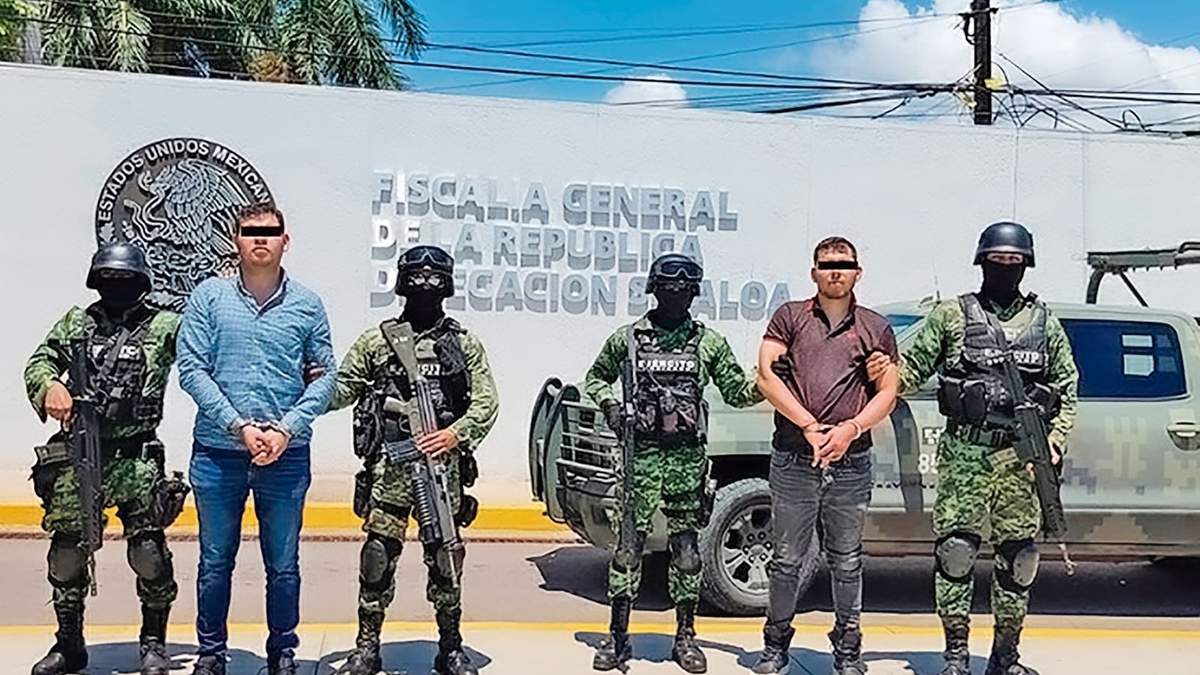 Heibar Josué (camisa azul). Golpe al círculo cercano de El Mayo