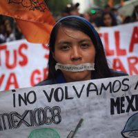 Tras esta marcha hay ideales a prueba de balas: estudiantes