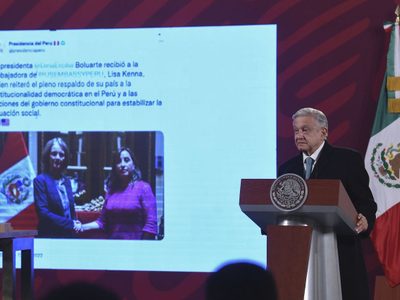 AMLO condena "acto de prepotencia" de la embajada de EU en Perú