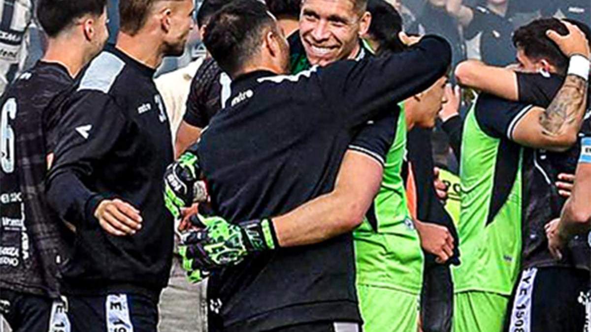 César Rigamonti, con una sonrisa de oreja a oreja.