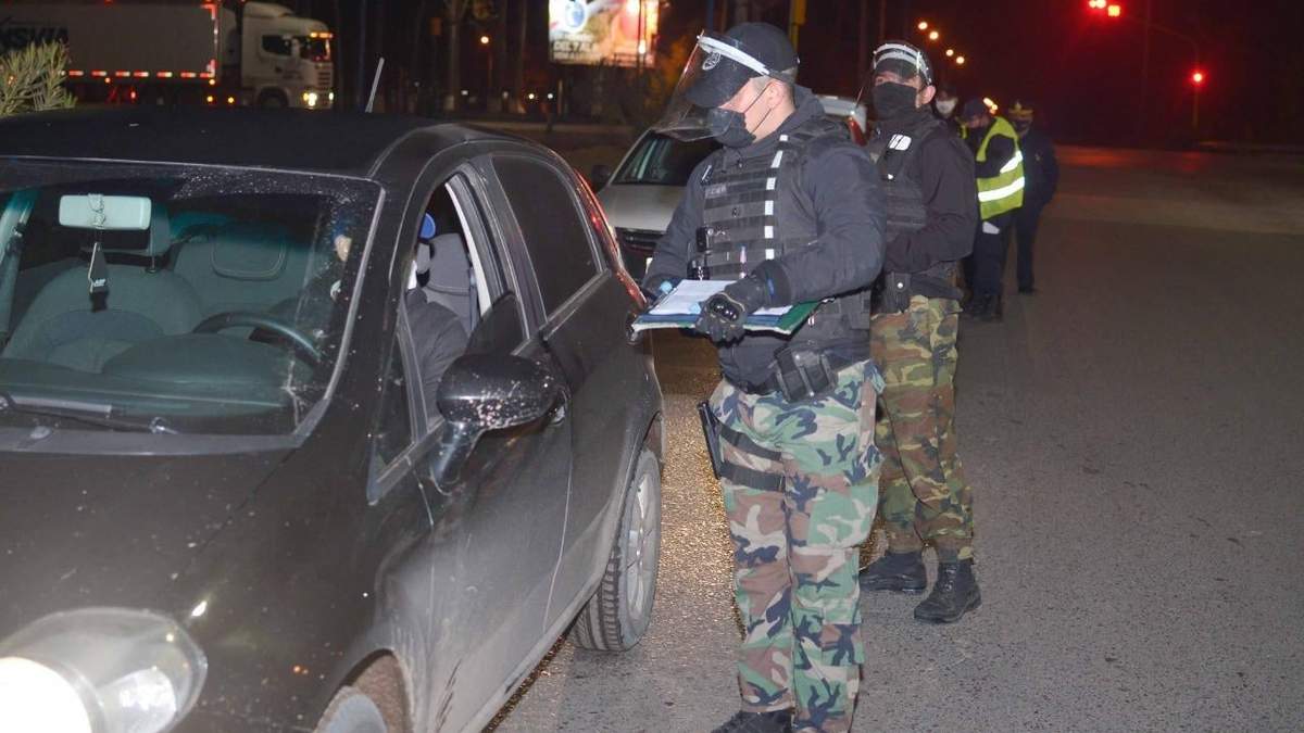 Controles en los ingresos y egresos de General Roca. Fuente: (Twitter)