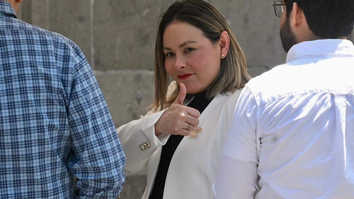 La gobernadora interina de Sinaloa, Yeraldine Bonilla
