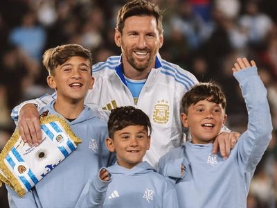 El dulce posteo de Antonela Roccuzzo tras el partido de la Selección