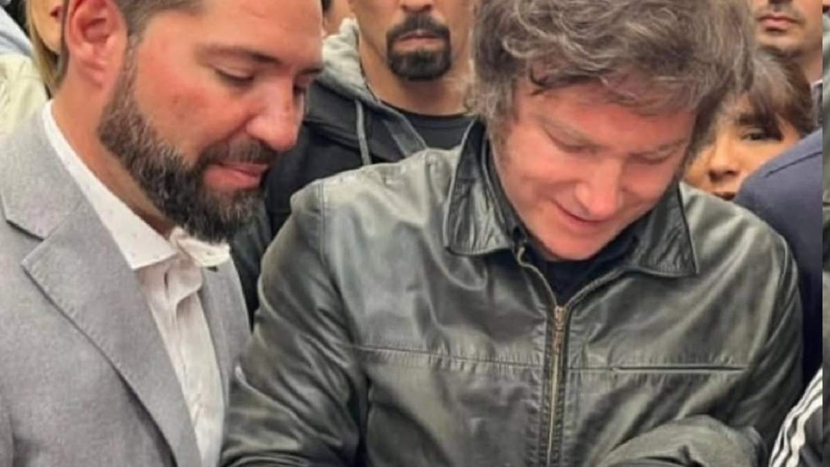 Martín Antolín y Javier Milei
