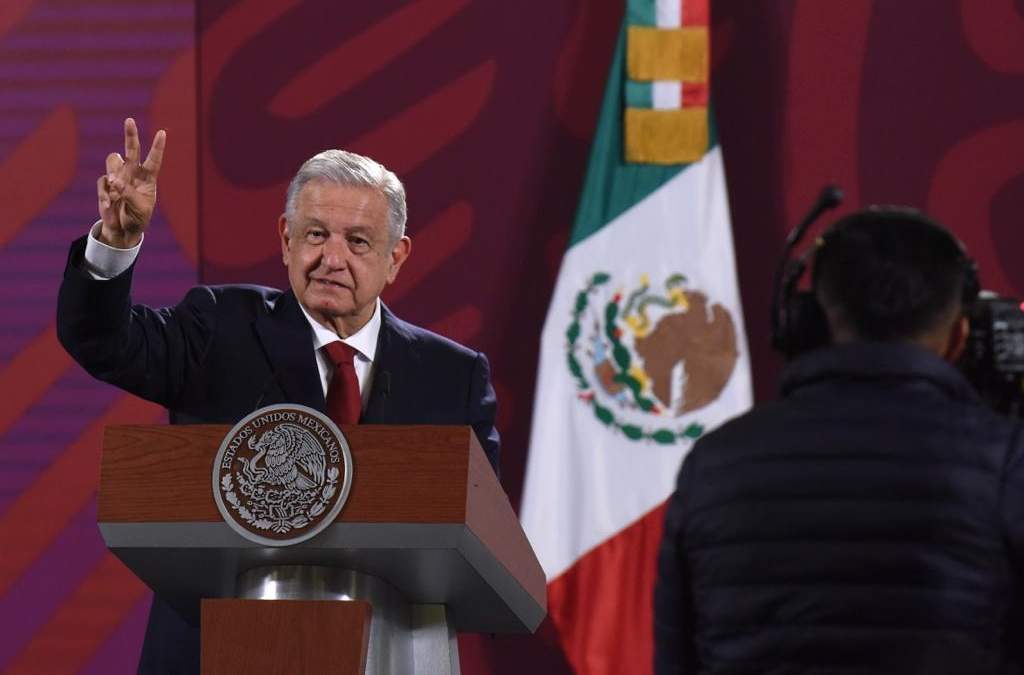 El Presidente López Obrador en la mañanera
