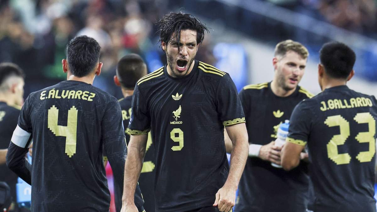 Raúl Jiménez tras anotar un gol ante Canadá el pasado jueves