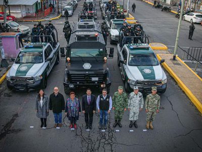 "Blindan" alcaldía Venustiano Carranza con 600 policías y 250 patrullas