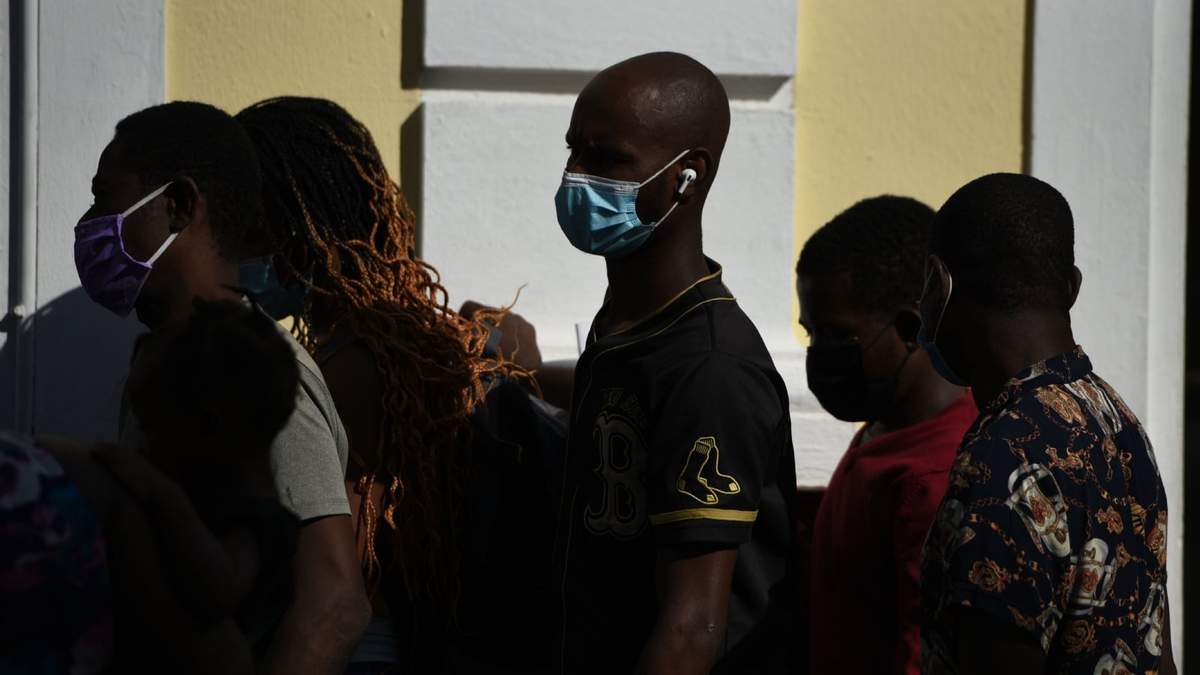 Migrantes provenientes de Haití