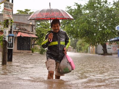 Inundaciones, derrumbes y cortes eléctricos: lo que dejó la tormenta dolores en México