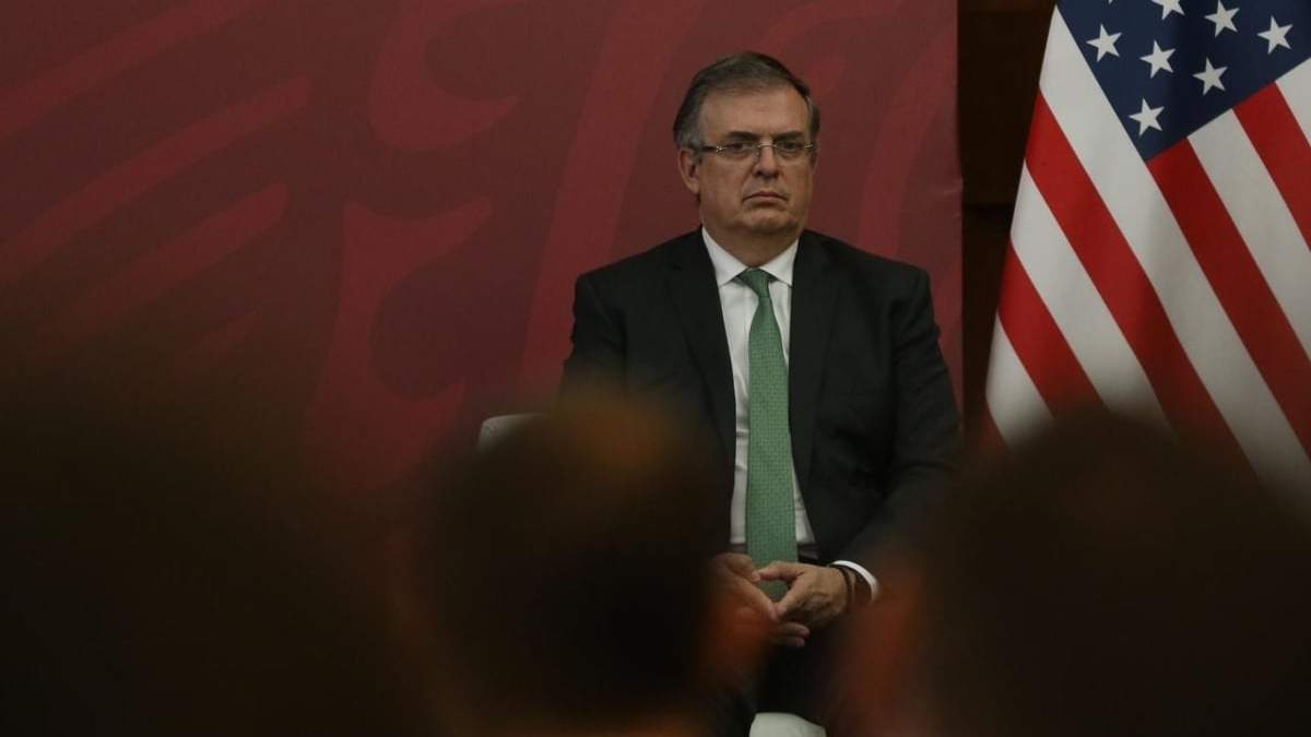 El canciller Marcelo Ebrard