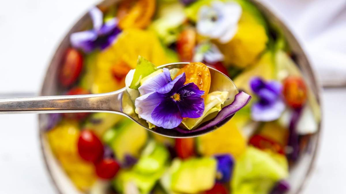 Flores comestibles. Fuente: (Instagram)