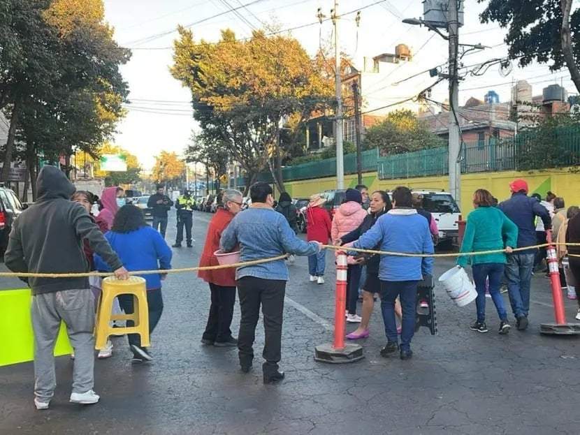 Continúan en la CDMX los bloqueos viales en demanda de agua potable
