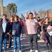 Gabriel Solano y Vilma Ripoll mostraron sus propuestas en Neuquén a dos semanas de las PASO