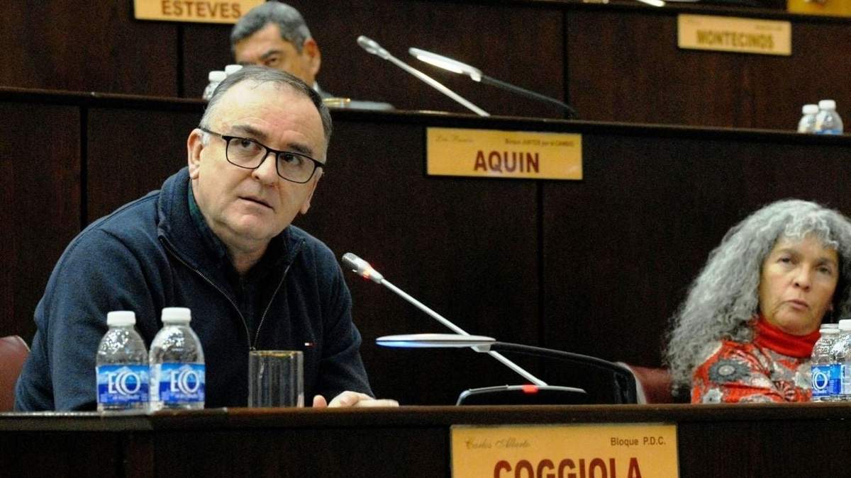 El diputado, Carlos Coggiola. Fuent: (Mejor Informado).