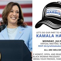 "Hombres blancos por Harris": la más reciente de las reuniones en Zoom a favor de Kamala