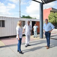 Jujuy contra el coronavirus: Gerardo Morales supervisó el armado de tres hospitales en la provincia