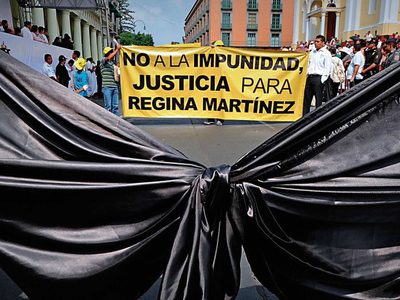 La FEADLE, cómplice en encubrir el asesinato de Regina Martínez