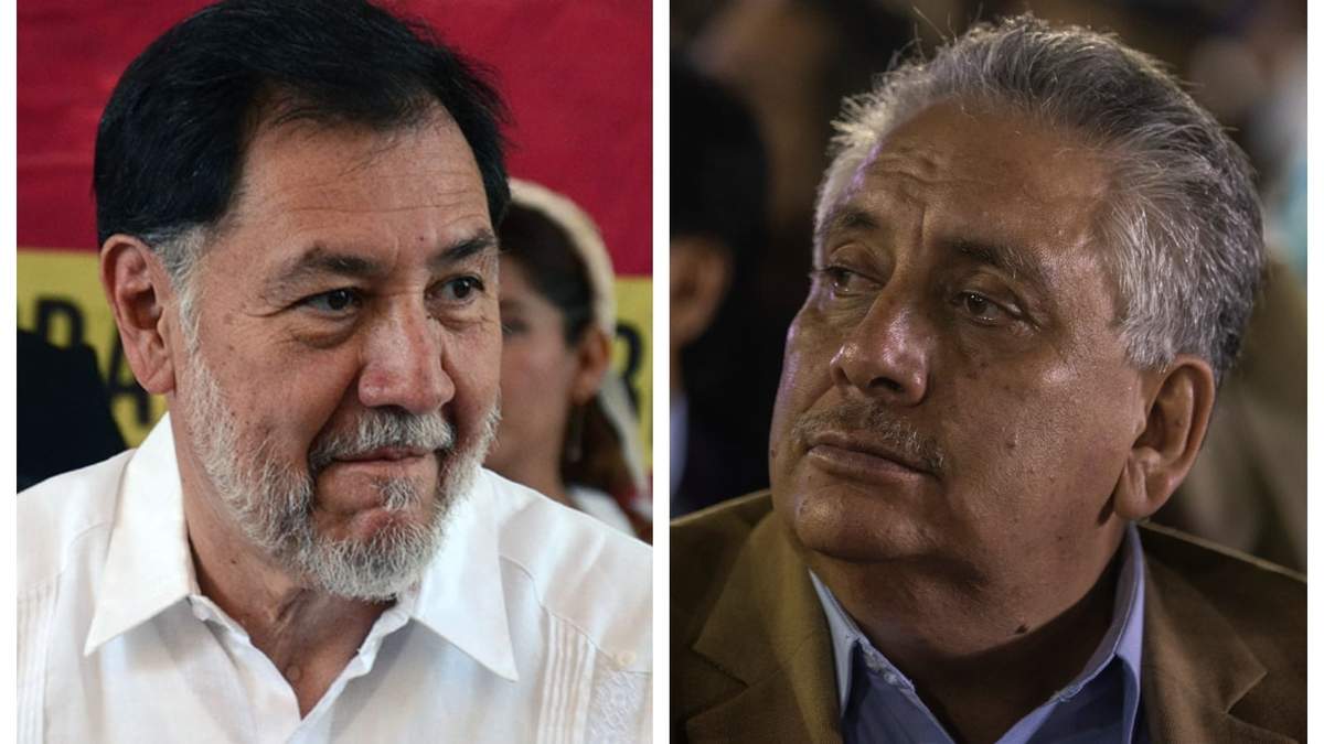 Gerardo Fernández Noroña y Guadalupe Acosta Naranja