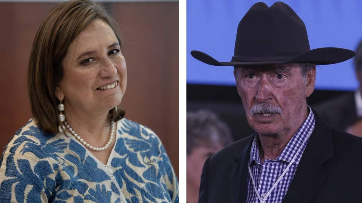 La aspirante presidencial Xóchitl Gálvez y el expresidente Vicente Fox