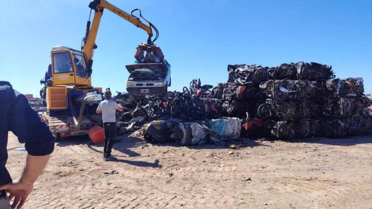 El operativo permitió liberar espacio y reducir el impacto ambiental. Fuente: (Gobierno de Neuquén)