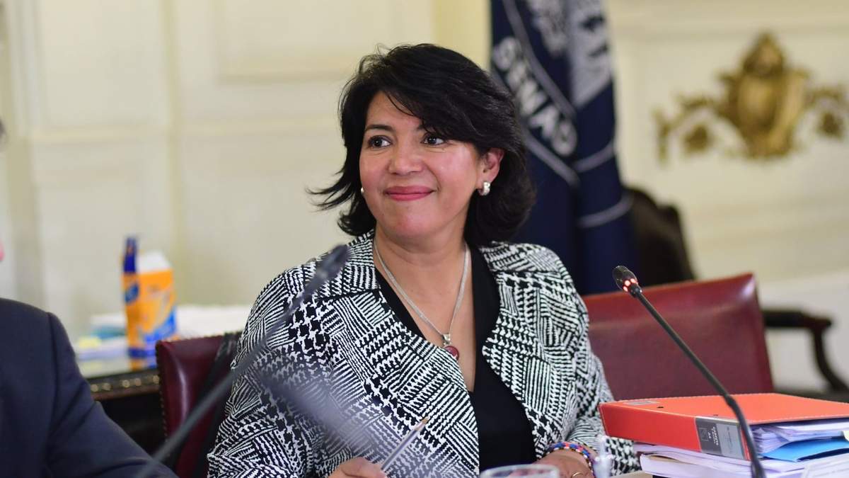 Yasna Provoste, nueva candidata presidencial y presidenta del Senado de Chile. Fuente: (Twitter)