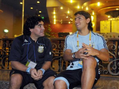 La fuerte despedida de Sergio Agüero a Diego Maradona