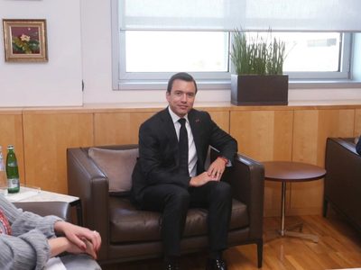 Noboa se mostró abierto a retomar relaciones con México pero puso estas condiciones