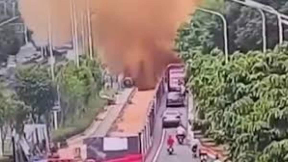 Tubería explota y lanza heces fecales