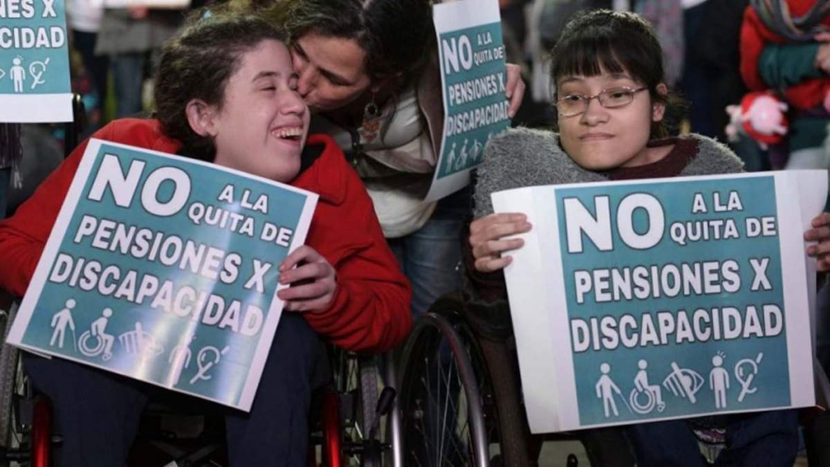 Pensión por discapacidad. Fuente: (Twitter)