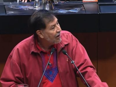 Fernández Noroña califica de "fascista" a Grecia Quiroz, alcaldesa de Uruapan (Video)