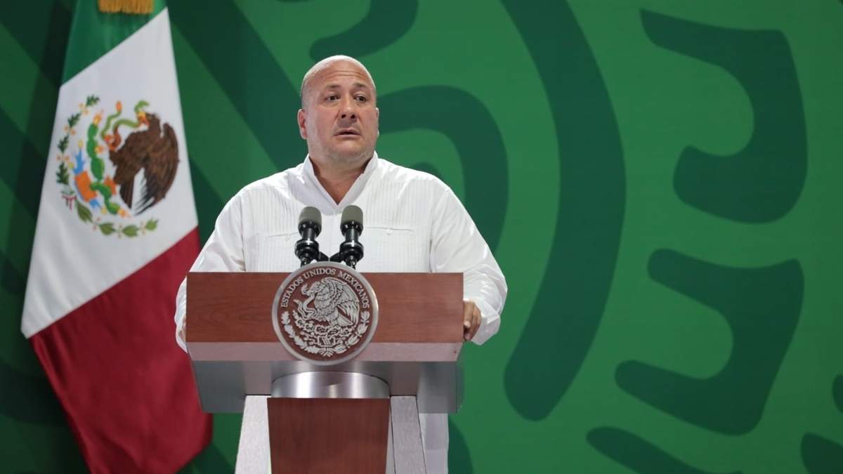 El gobernador Enrique Alfaro Ramírez en la mañanera