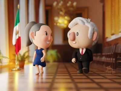 AMLO alaba caricatura de su reunión con Claudia Sheinbaum; “los mexicanos somos ingeniosos”