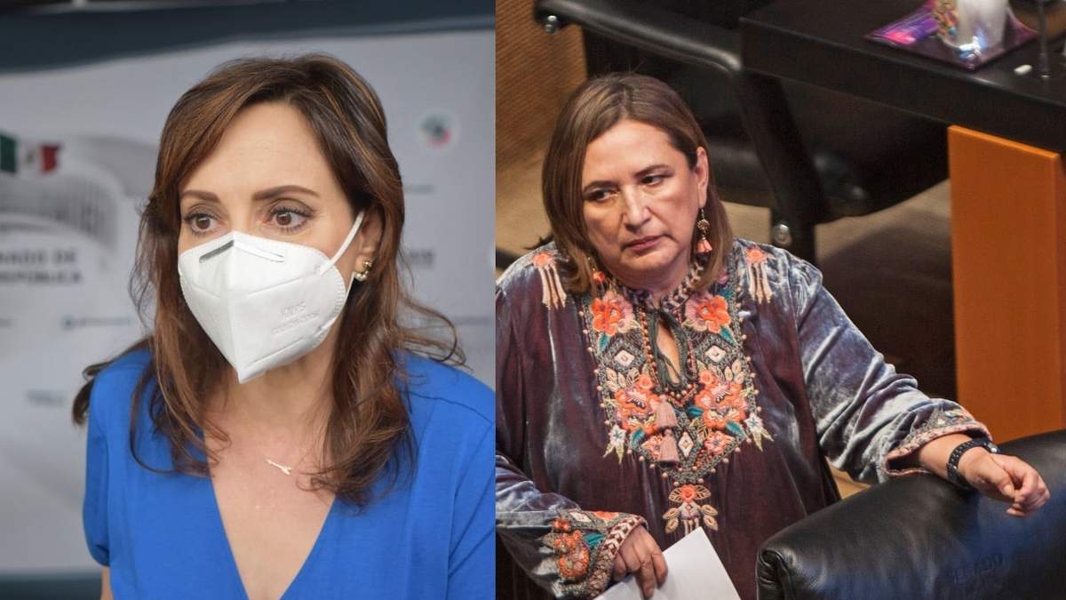 Las legisladoras Lilly Téllez y Xóchitl Gálvez