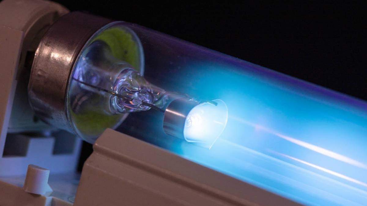 Luz ultravioleta. Fuente: (Twitter)