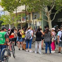 Trabajadores de Desarrollo Social cruzaron al ministro Jorge Tobares afuera del Tribunal de Cuentas