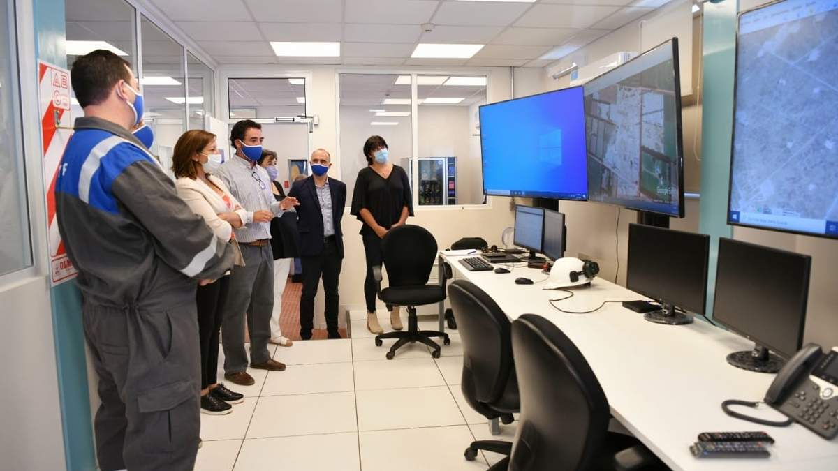 Inauguración del nuevo centro operativo de YPF. Fuente: (Twitter)