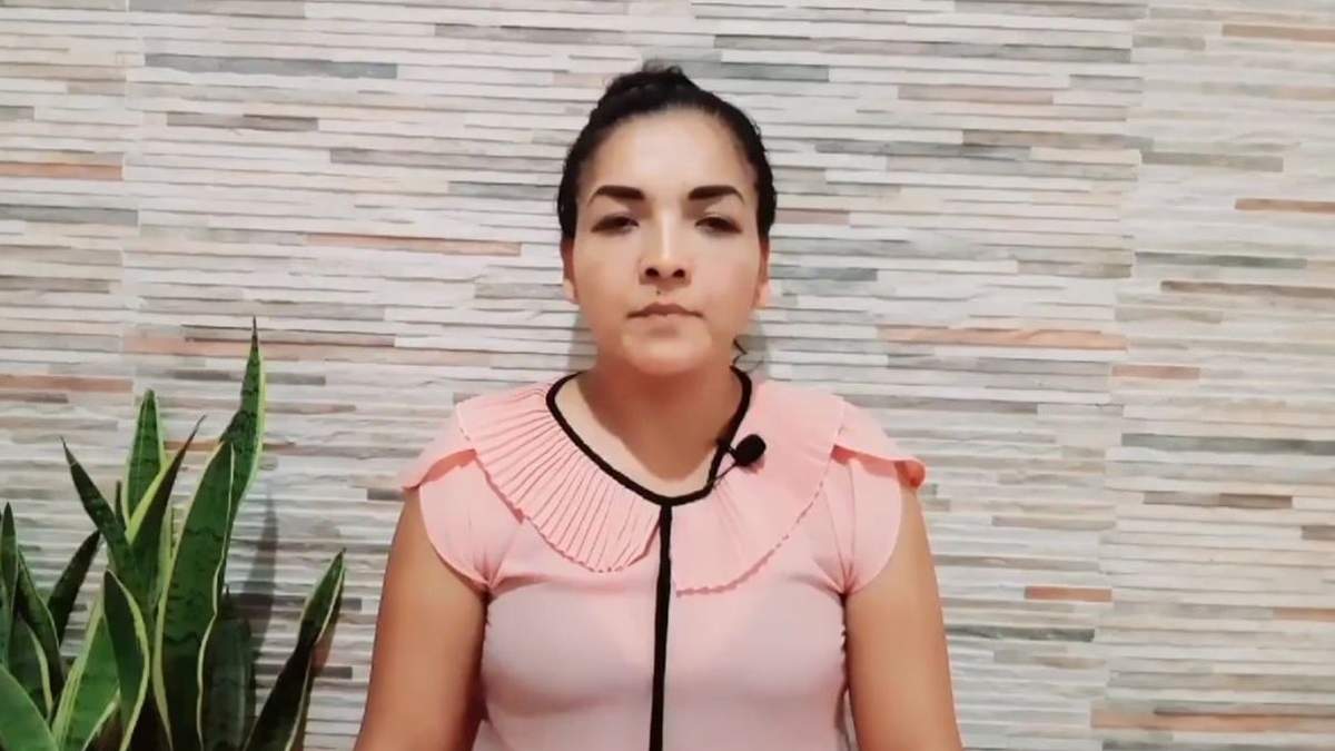 Candidata al municipio de Cuichapa, en Veracruz, Erika Cortés