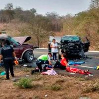 Choque en los límites entre Guerrero y Michoacán deja cinco muertos