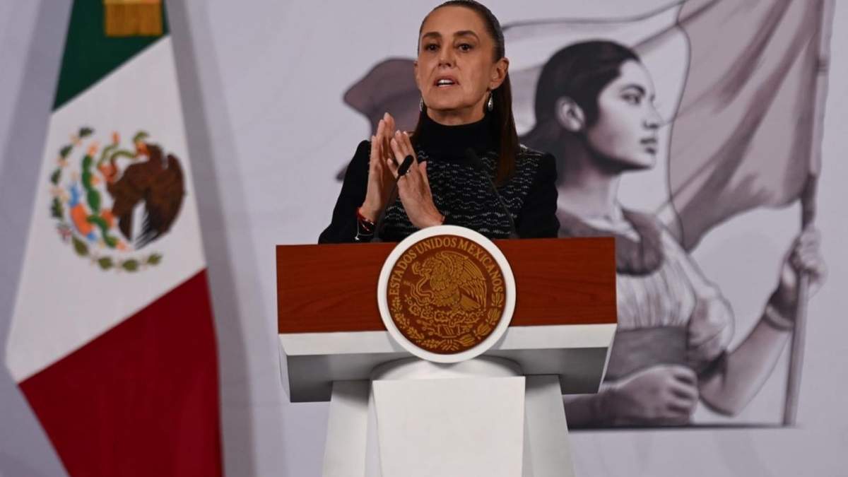 La presidenta Claudia Sheinbaum