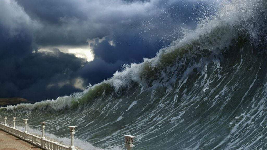 Tsunami. Fuente: (Twitter)